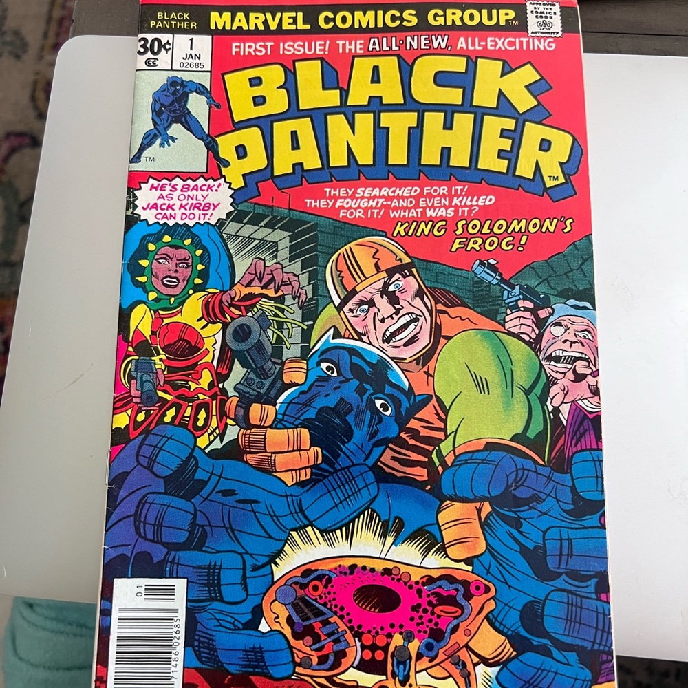 Marvel Black Panther Comic with Vibrant Colors
